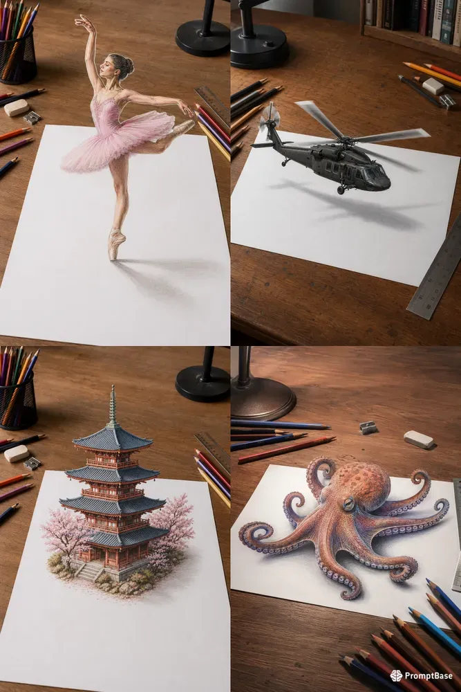 3D Optical Illusions