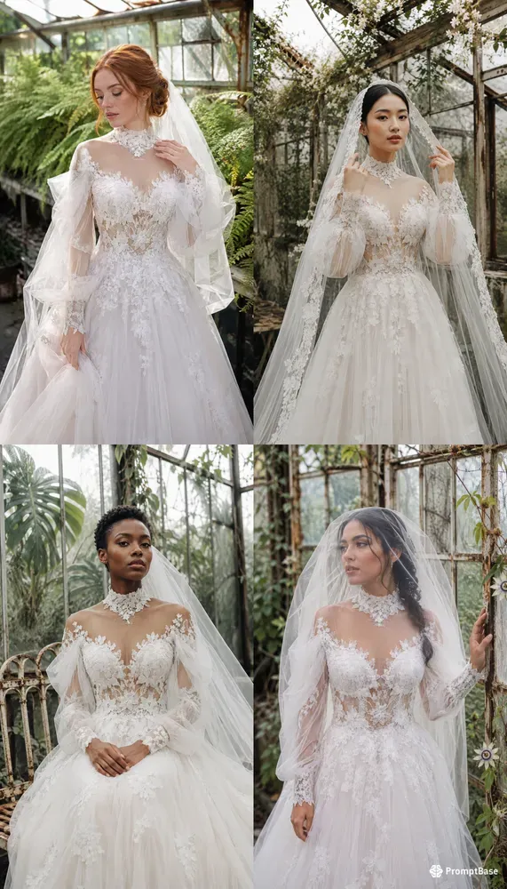 Conservatory Bridal Portraiture