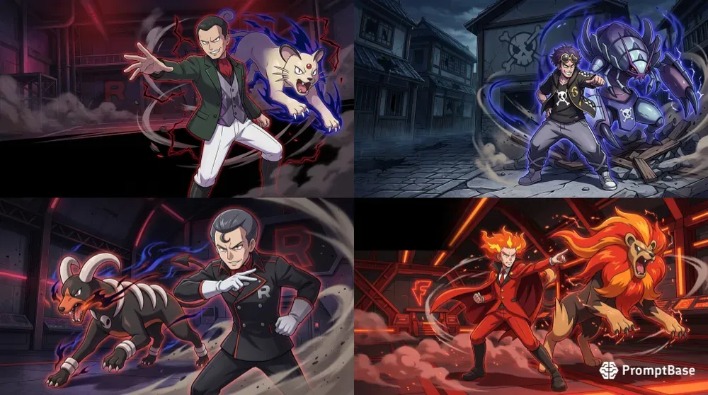 Pokémon Villain YouTube Thumbnails