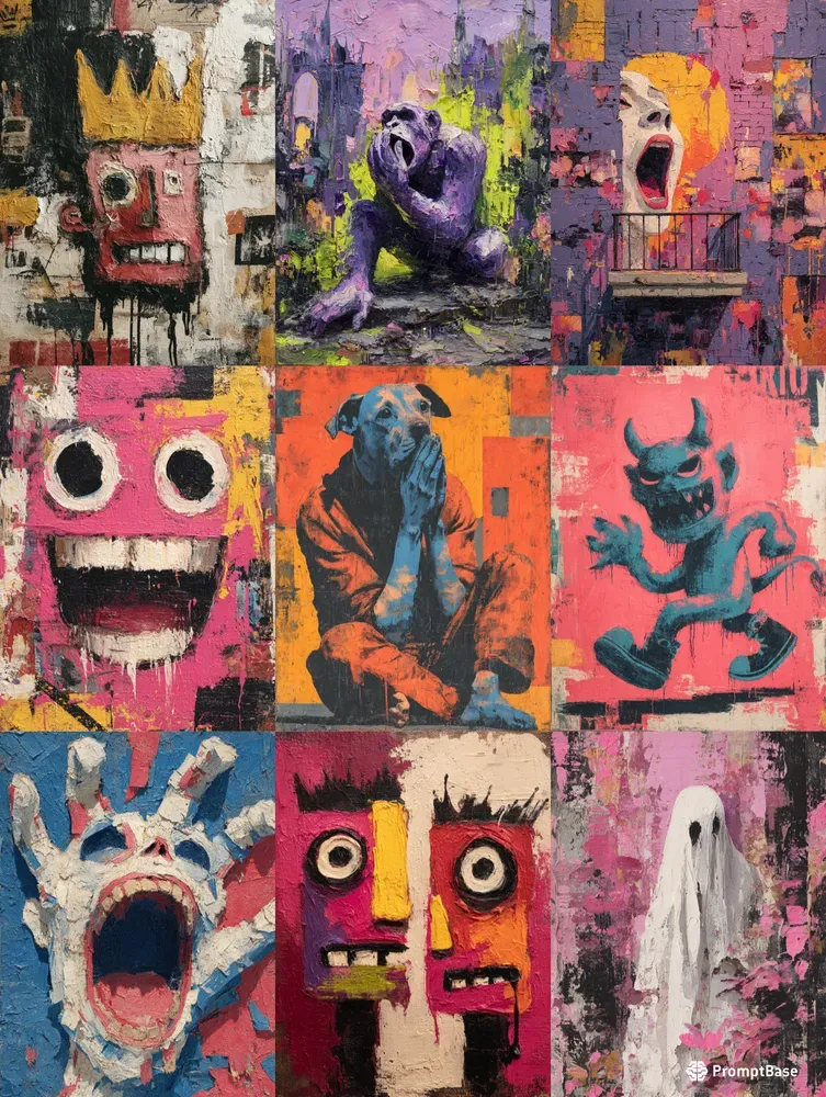 Neoexpressionist Art Brut