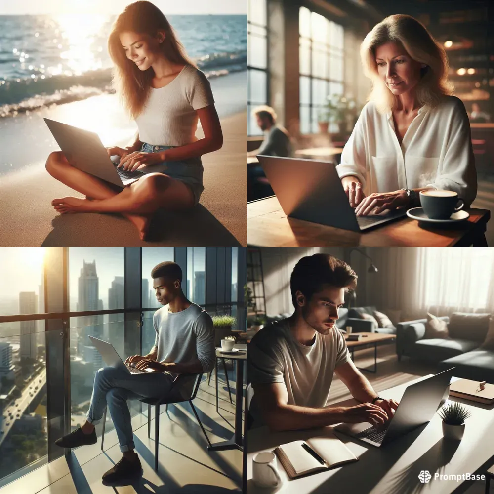 Cinematic Remote Work Lifestyles