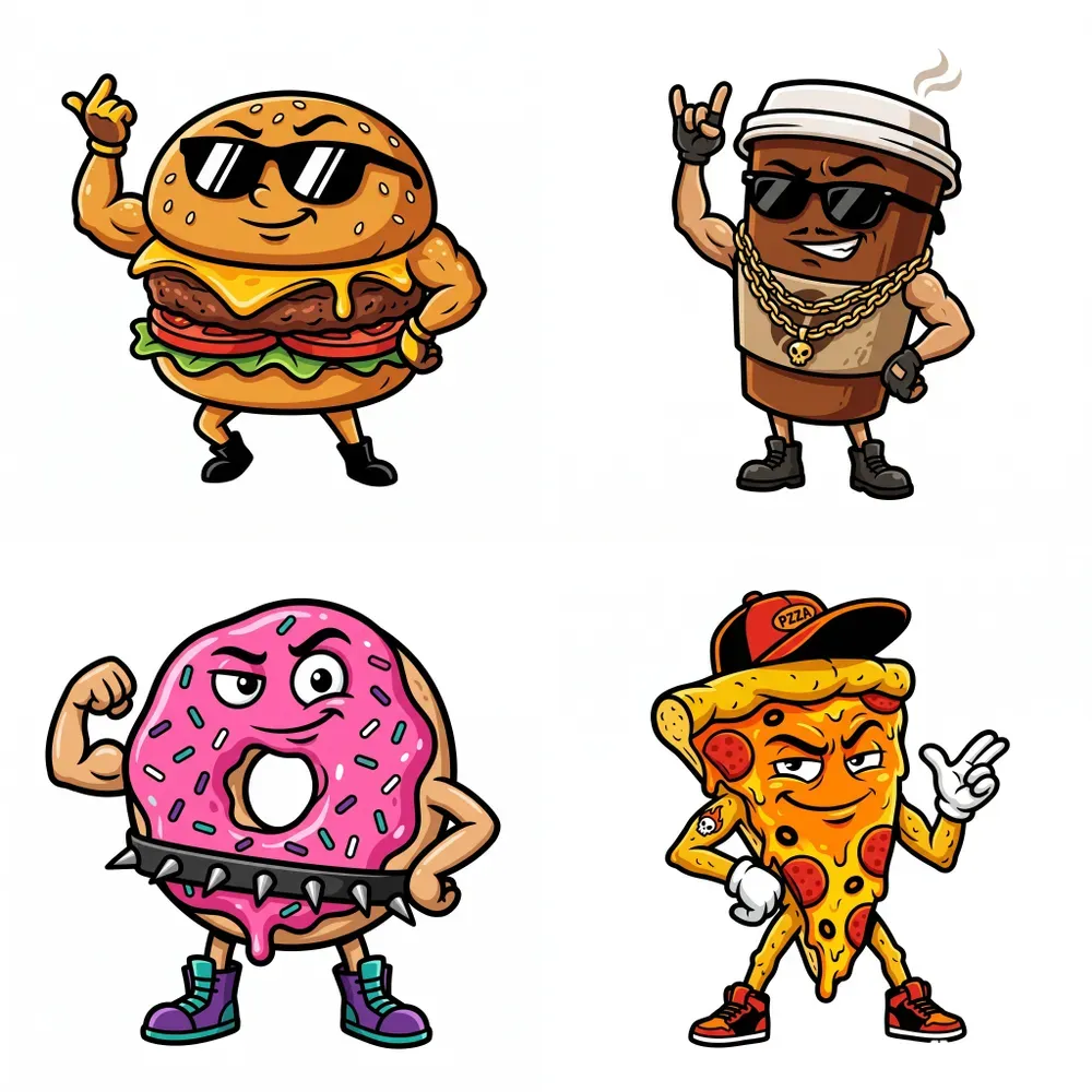 Funny Food Characters