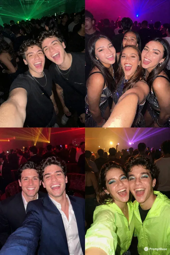 Neon Nights Candid Selfie Engines