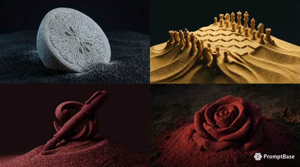 Detailed Sand Art Sculptures