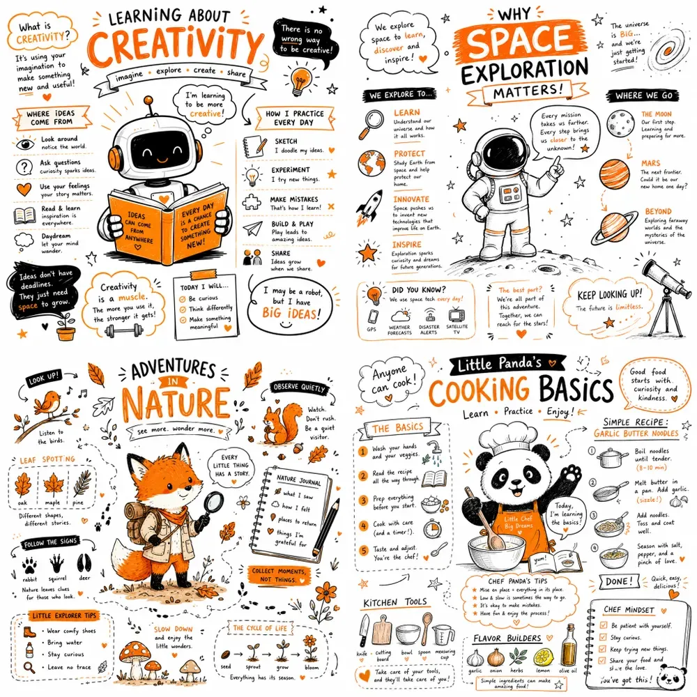 Whimsical Sketchnote Packs