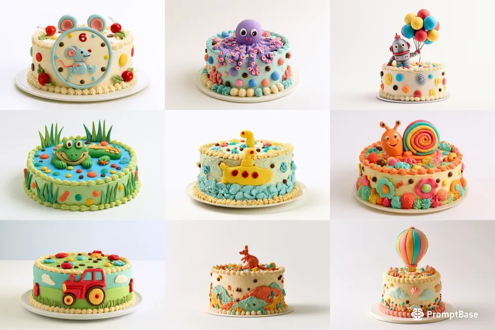 Nostalgic Homemade Celebration Cakes