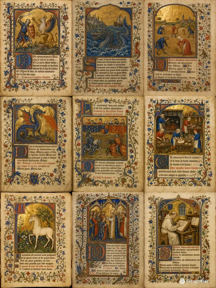 Medieval Decorated Pages