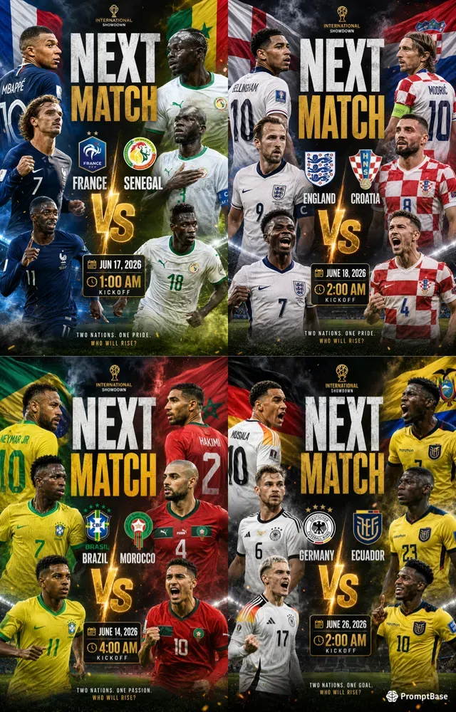 Next Match Sports Campaign Designs