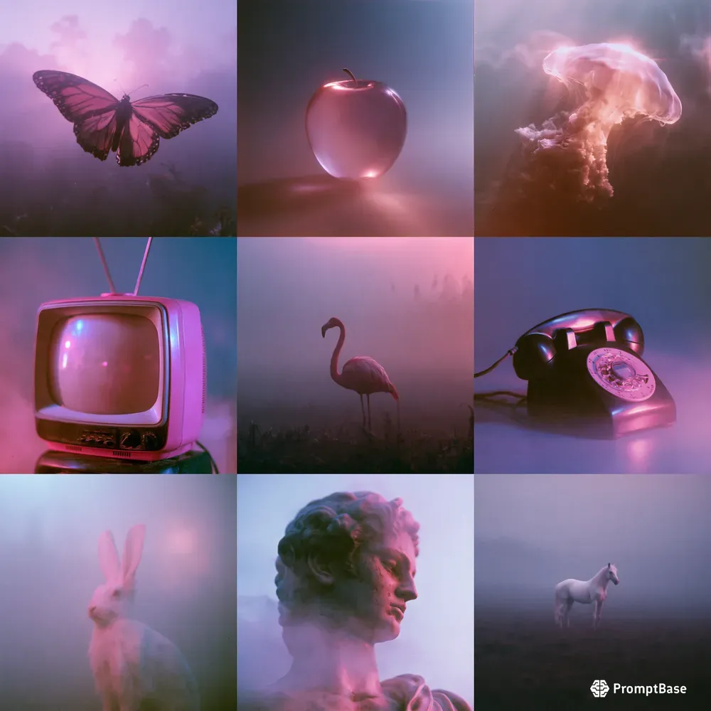 Pink Dreamcore Analog Photography