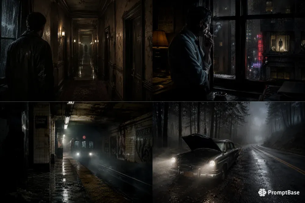 Cinematic Horror Noir Scene Generator