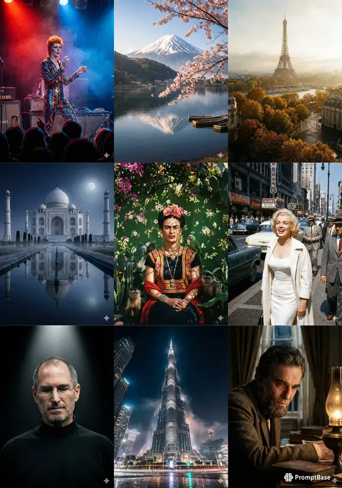 Cinematic Photography Icons Landmarks