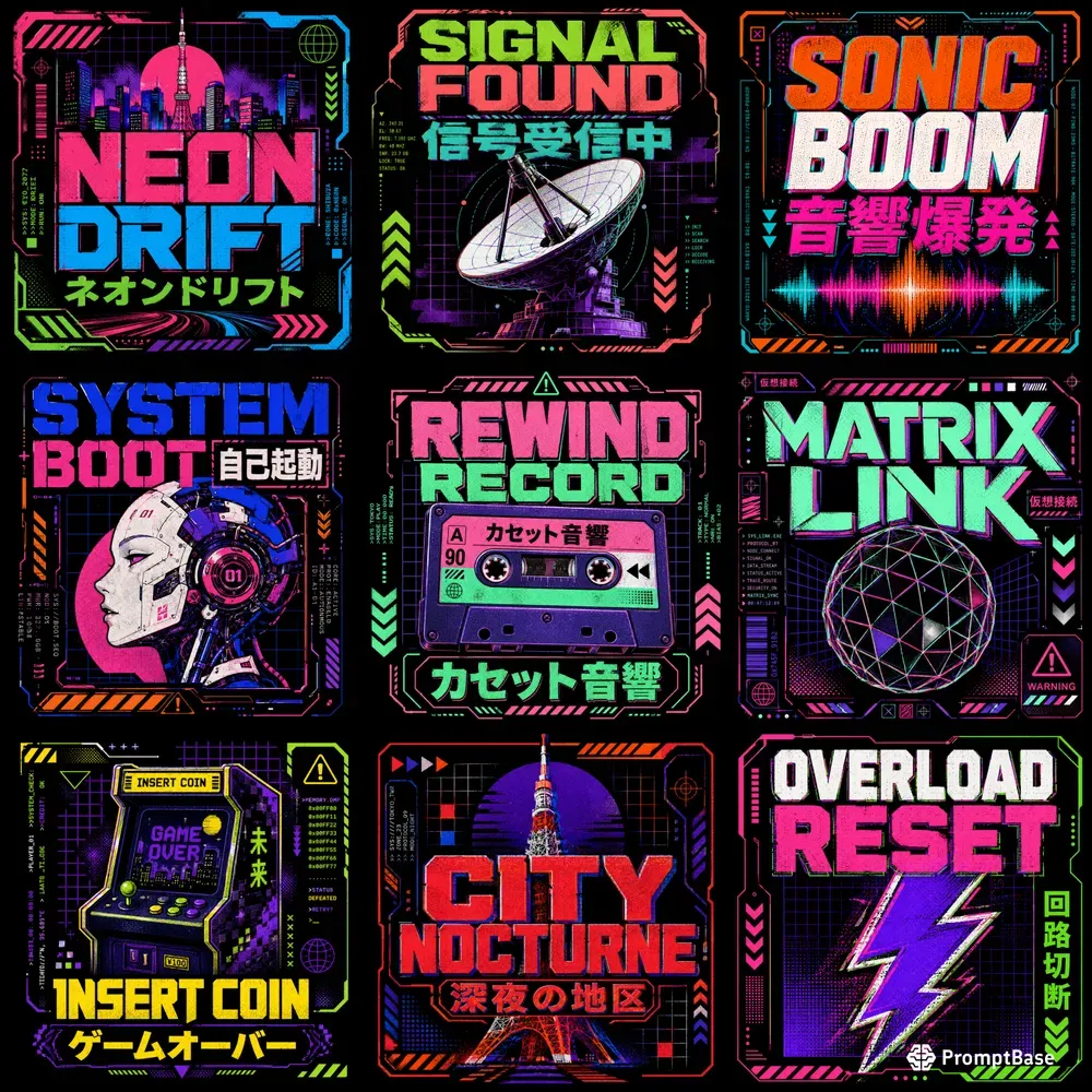 Tokyo Pop T Shirt Designs
