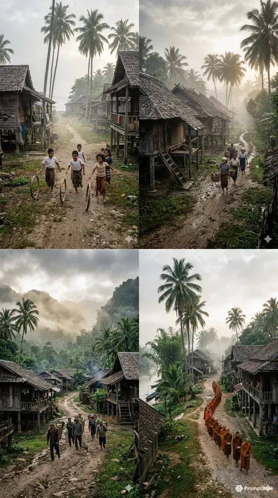 Cinematic Nostalgic Rural Landscapes