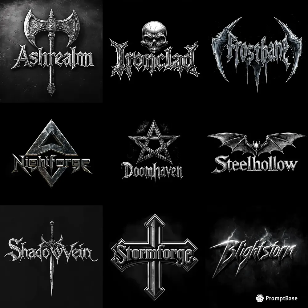 Death Metal Band Logos