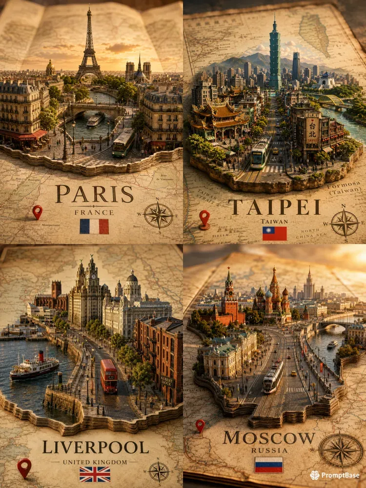Turn Any Cities Into Miniature Worlds