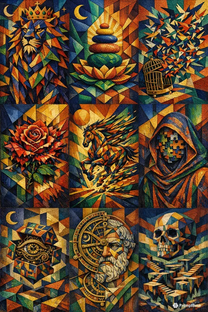 Tactile Cubist Dreamscape Collections