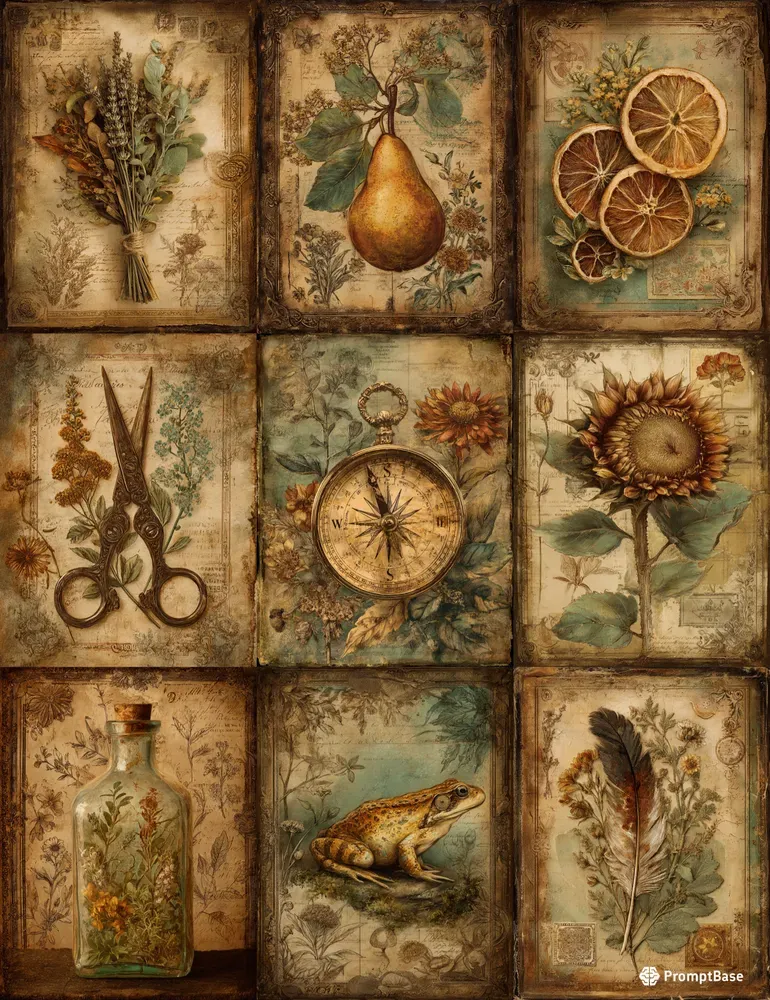 Victorian Apothecary Junk Journals