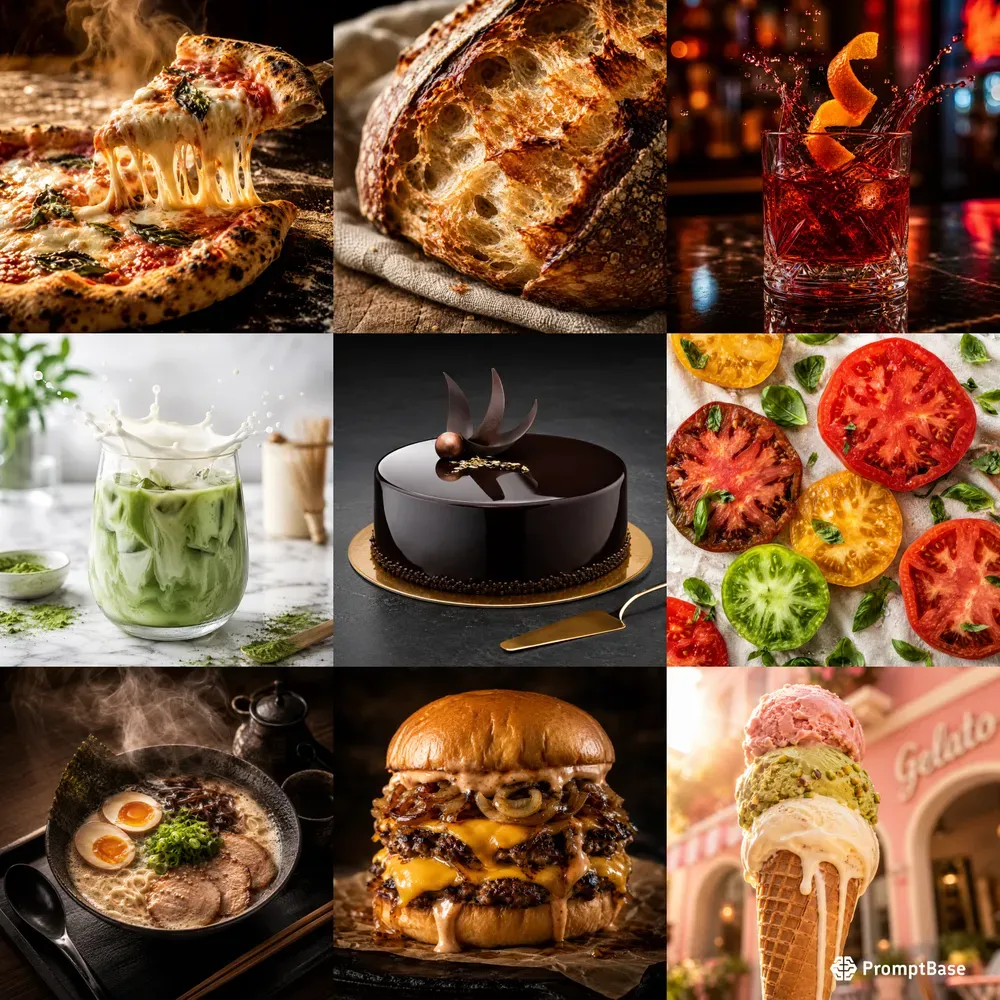 Ultrarealistic Food Commercial Photos