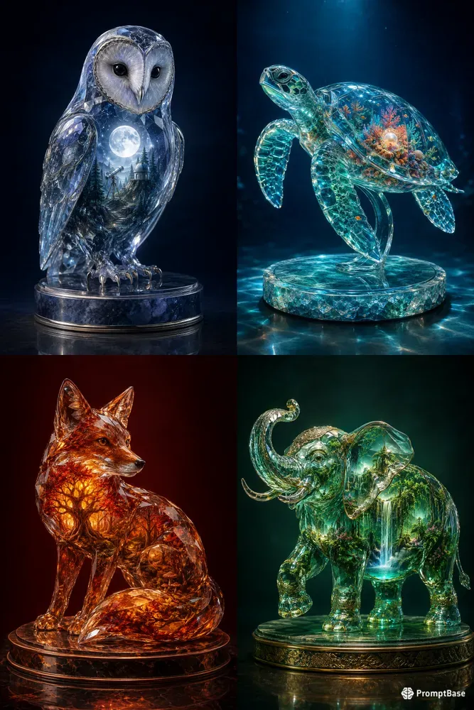 Crystal Habitat Creatures