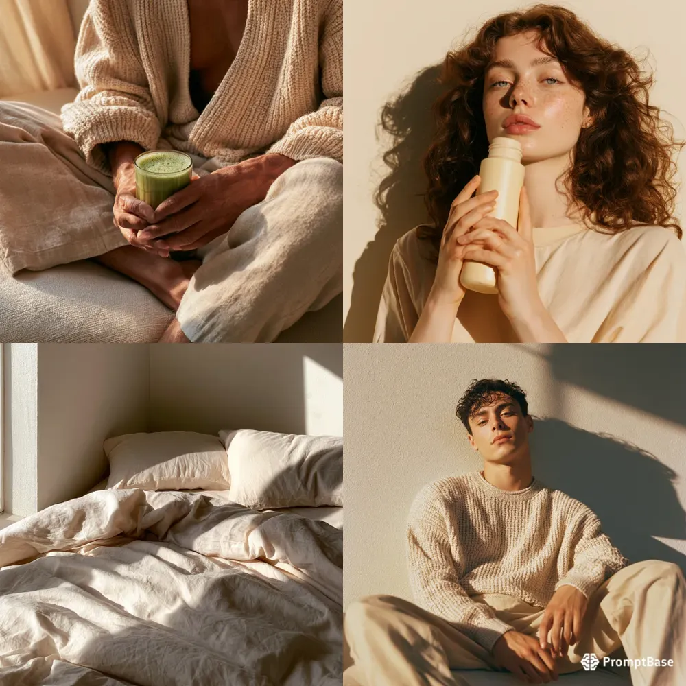 Oatmeal Vibes Aesthetic Editorial Glows