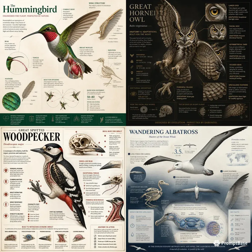 Bird Anatomy Flights