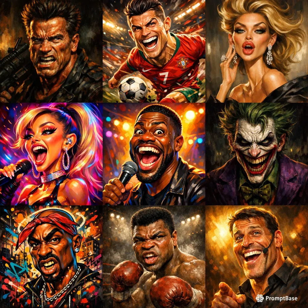 Celebrity Caricatures