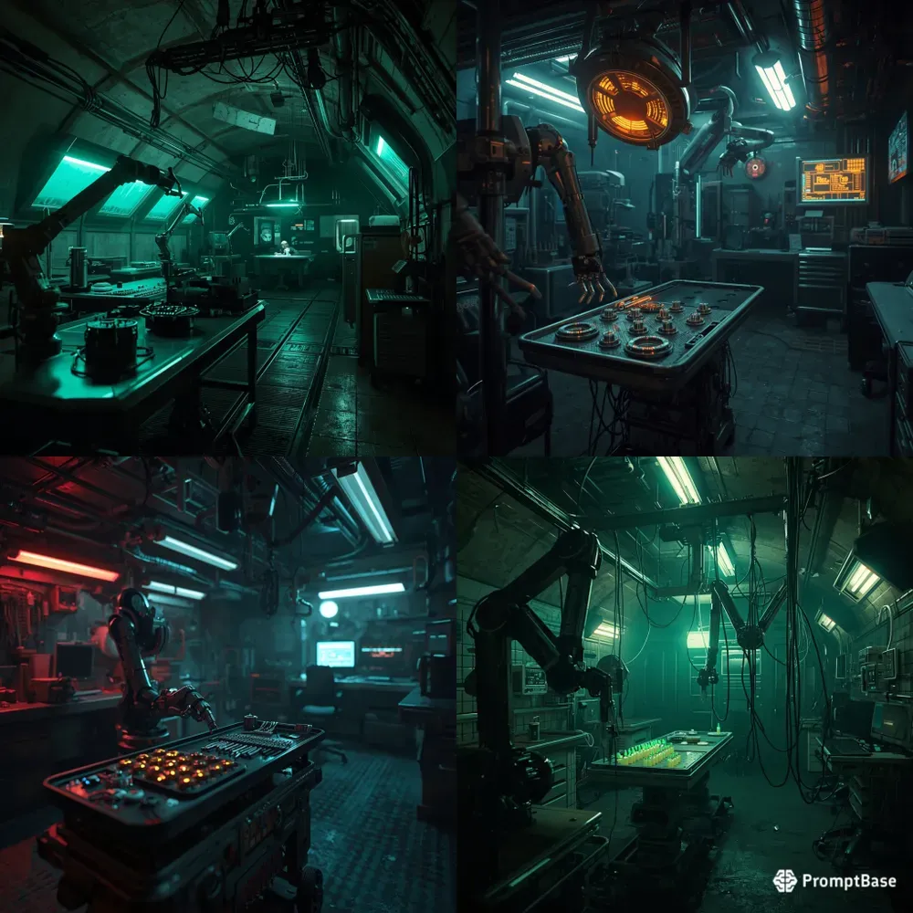 80k Cyberpunk Medical Scene Generator