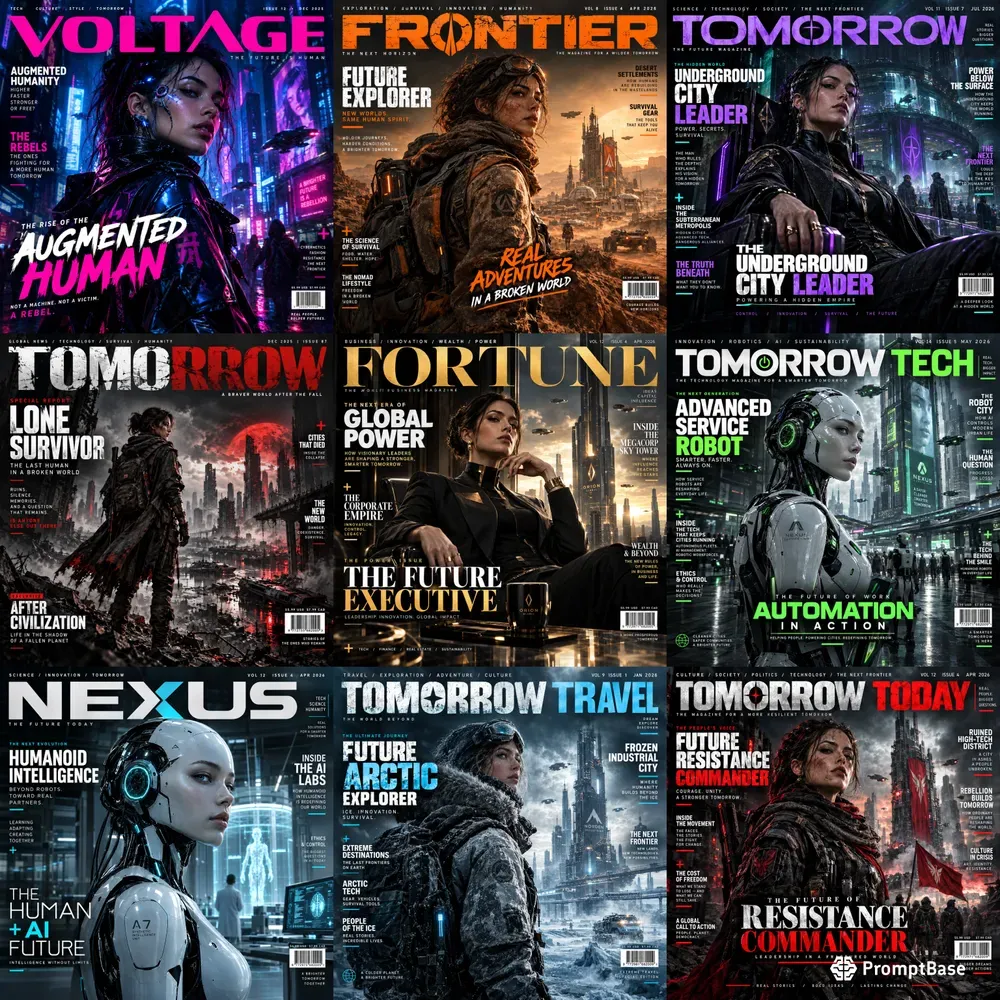 Dark Future Magazine Covers