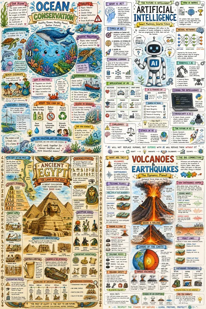Educational Infographic Posters