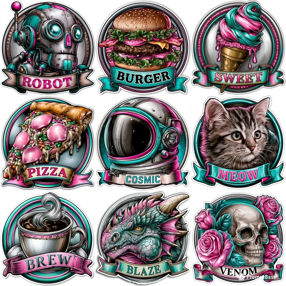 Premium Emblem Stickers