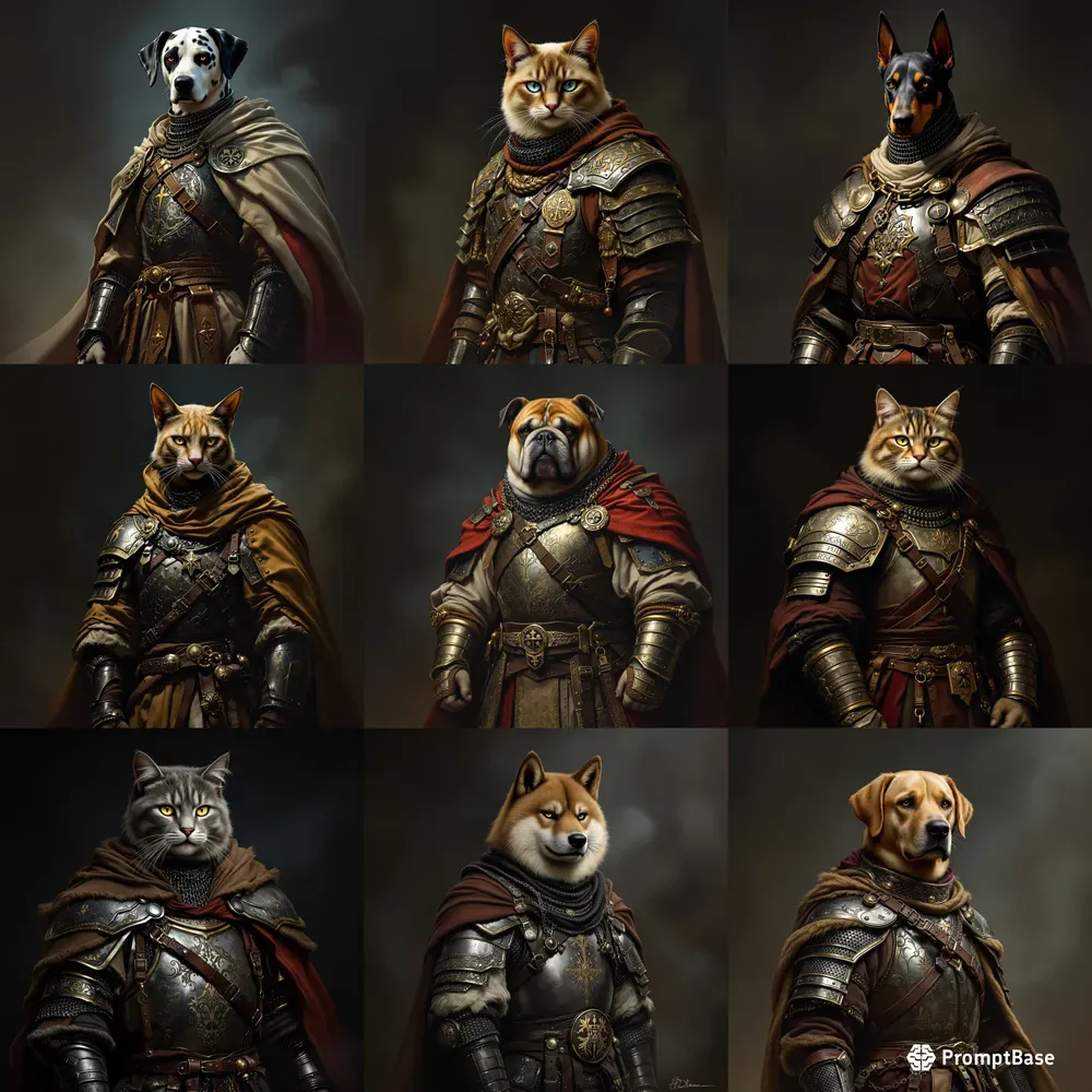 Medieval War Dynasty Animal Portraits