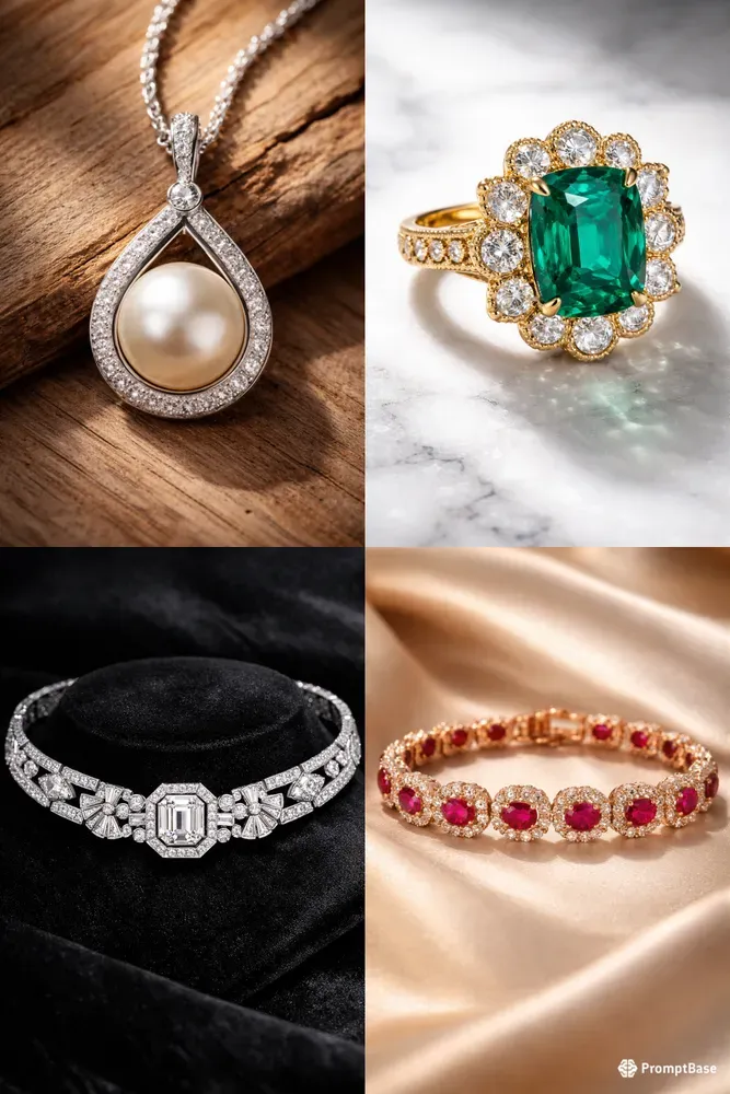 Luxury Jewelry Product Photography