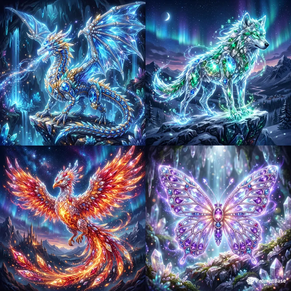 Mythical Crystal Creatures Creators