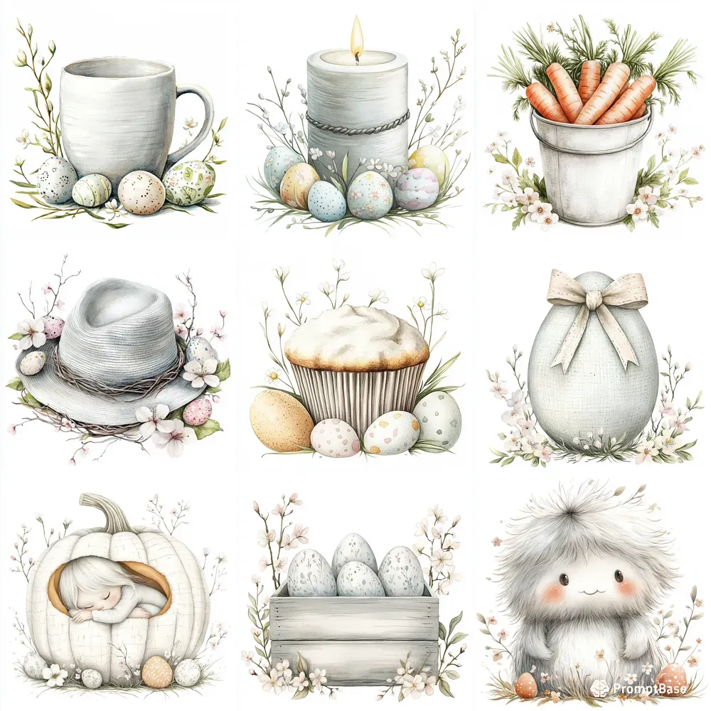 Spring Holiday Clipart For Etsy Sellers