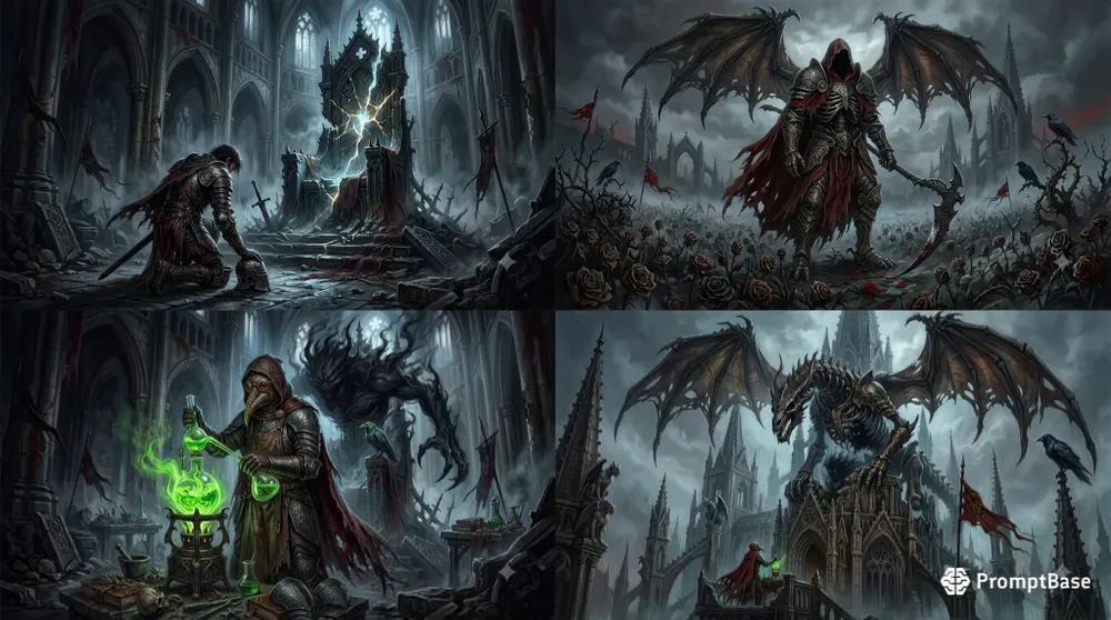 Dark Fantasy Grimdark Concept Art