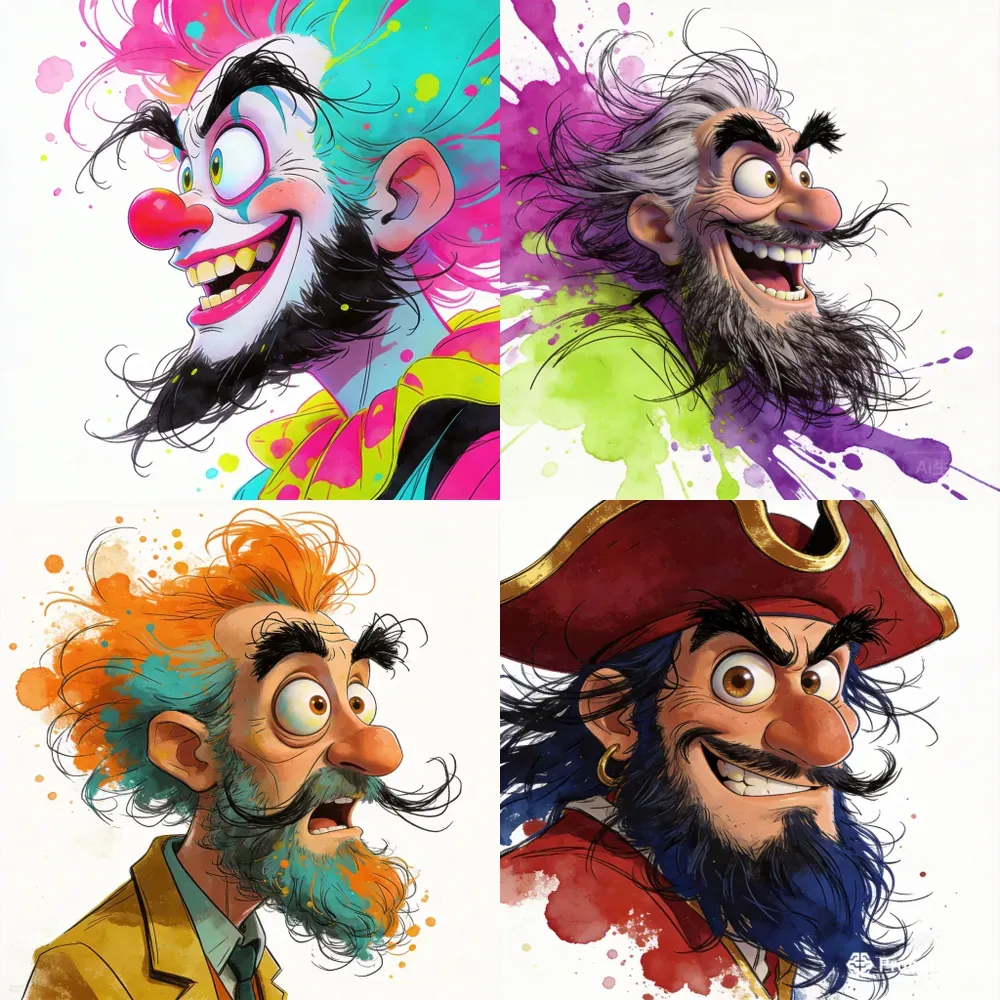 Whimsical Caricature Portraits