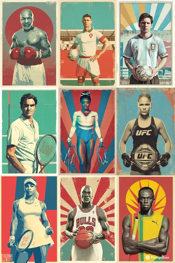 Upload Your Photos As Sports Legends