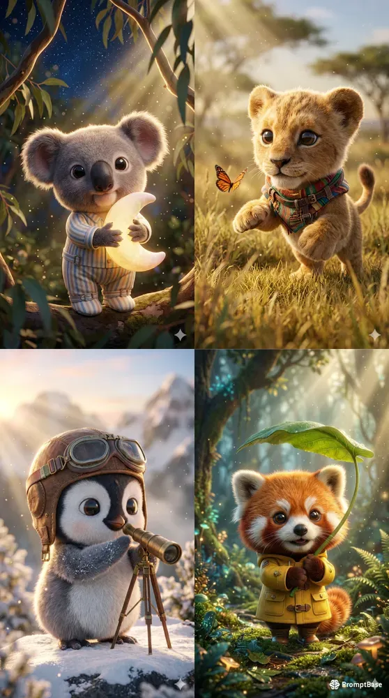 Whimsical 3D Adventure Mascot Creators