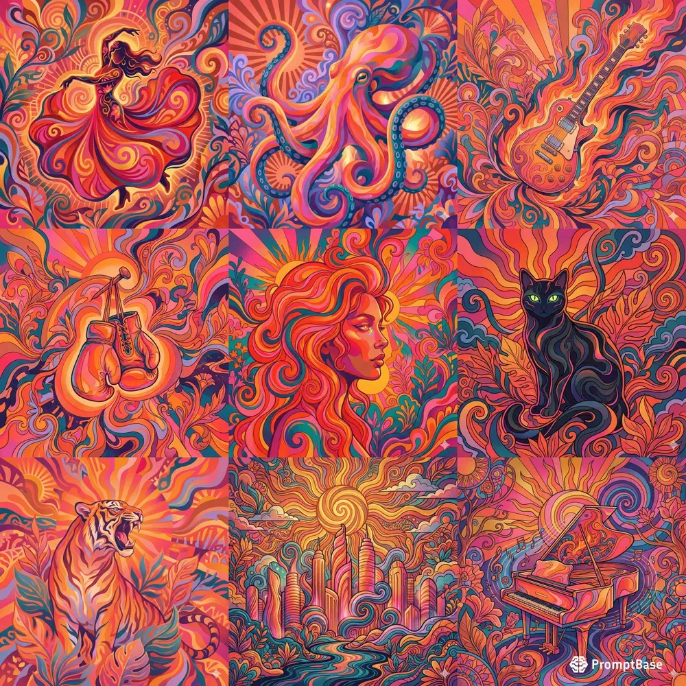 Colorful Expressionist Graphic Posters