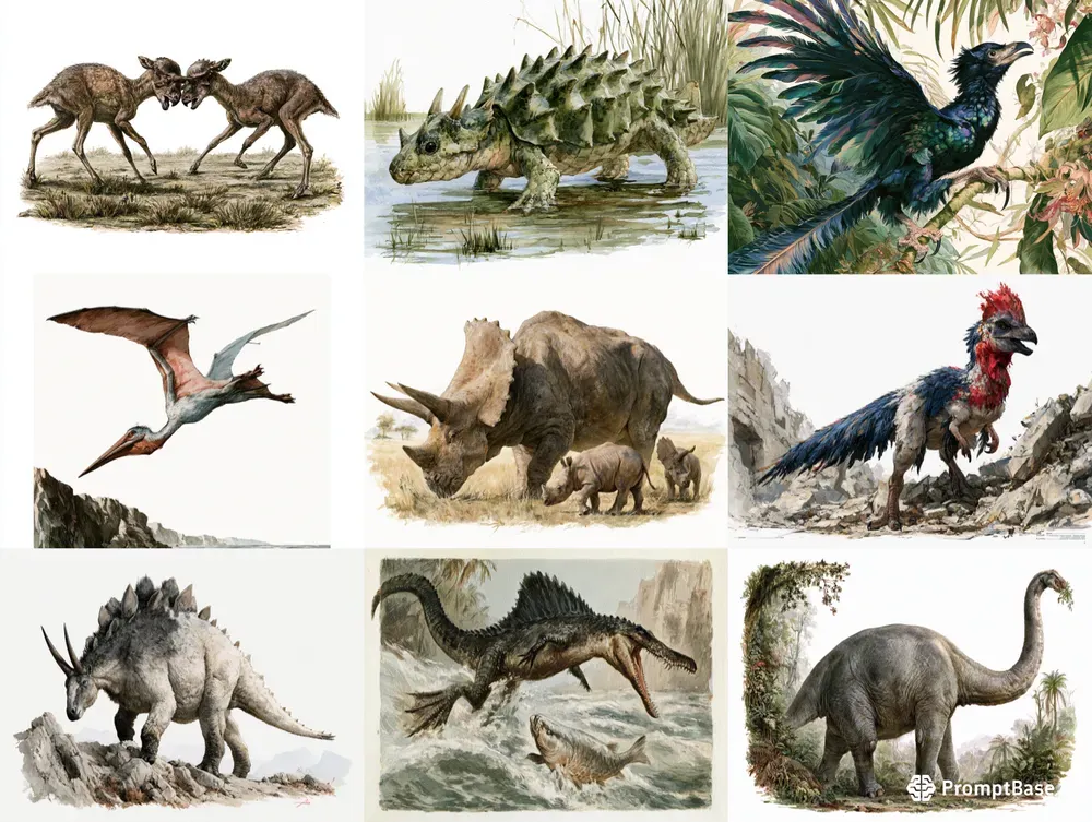 Surviving Dinosaurs Art Generator