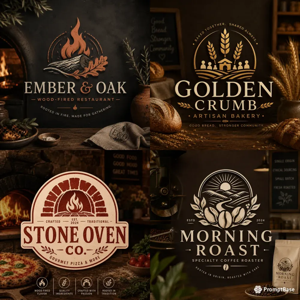 Cafe Restaurant Logo Builders