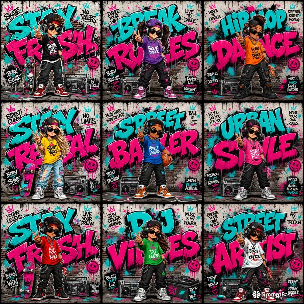 Urban Graffiti Tshirt Designs