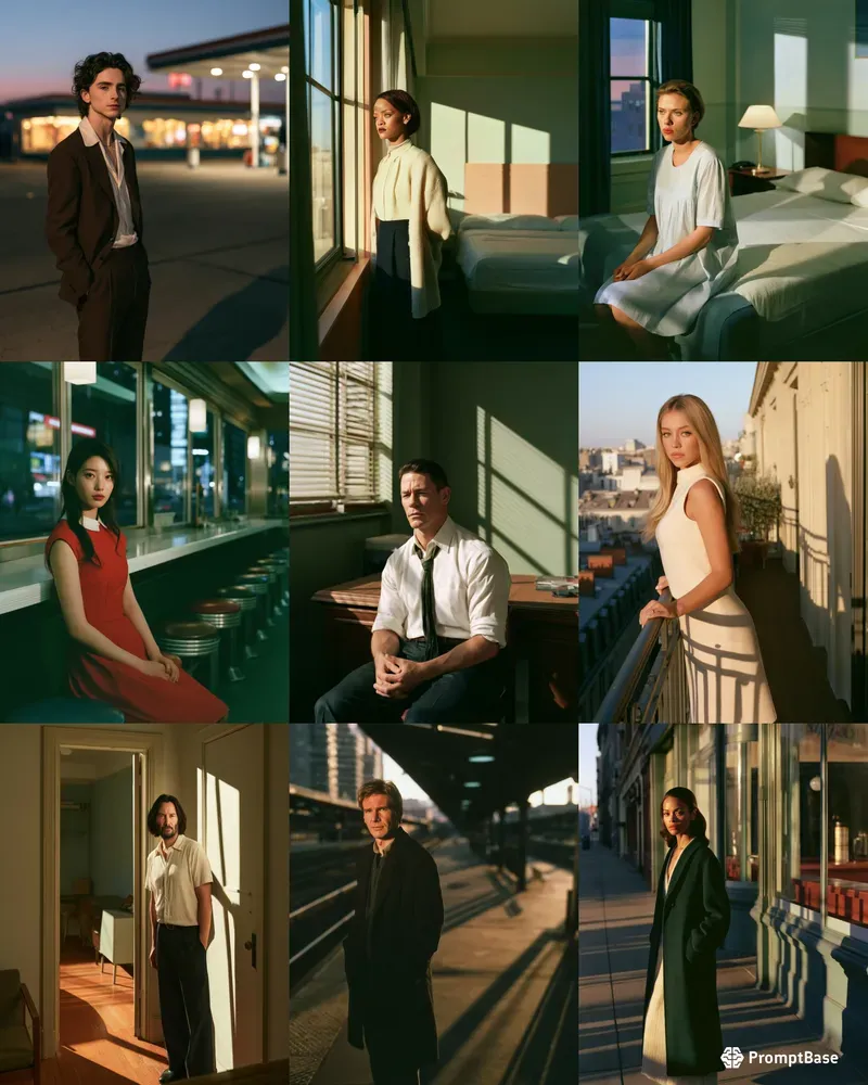 Your Photos In An Edward Hopper Scene
