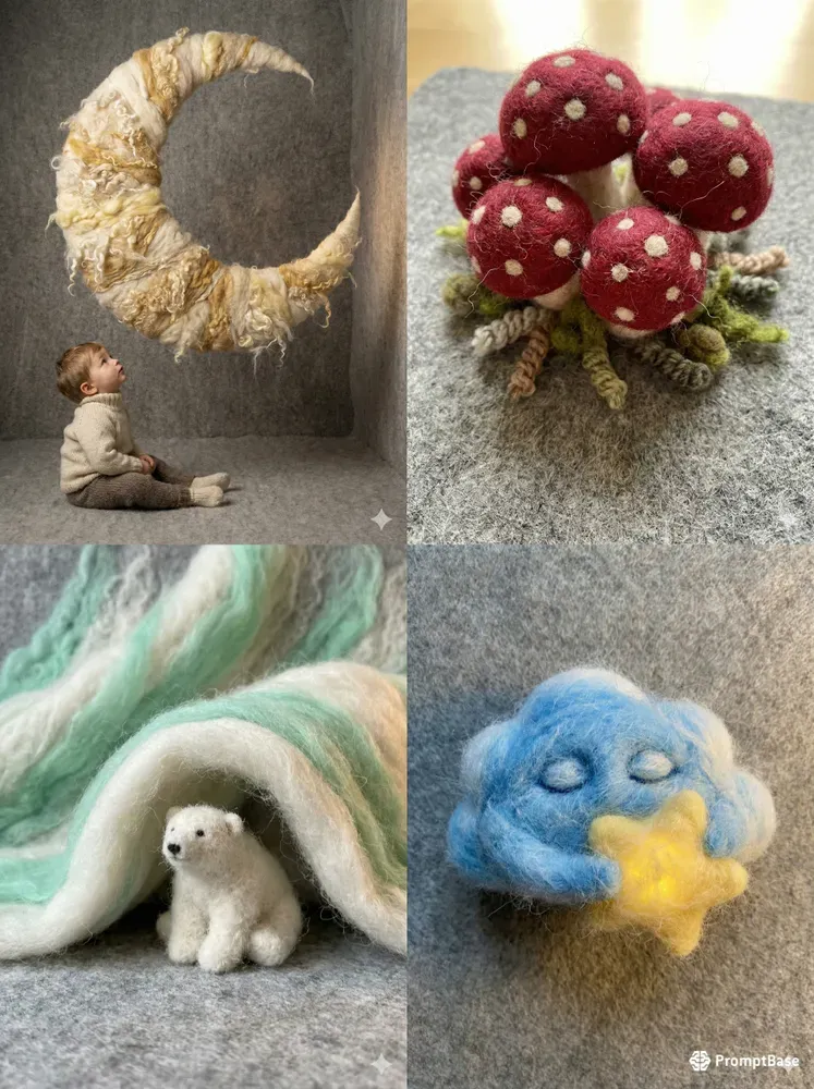 Tactile Woolen Fiber Art Masters