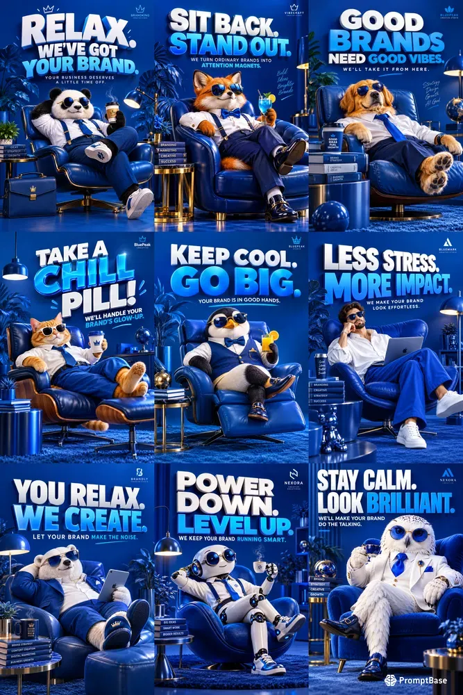 Chill Brand Glowup Posters