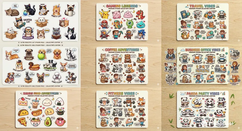Premium Sticker Packs