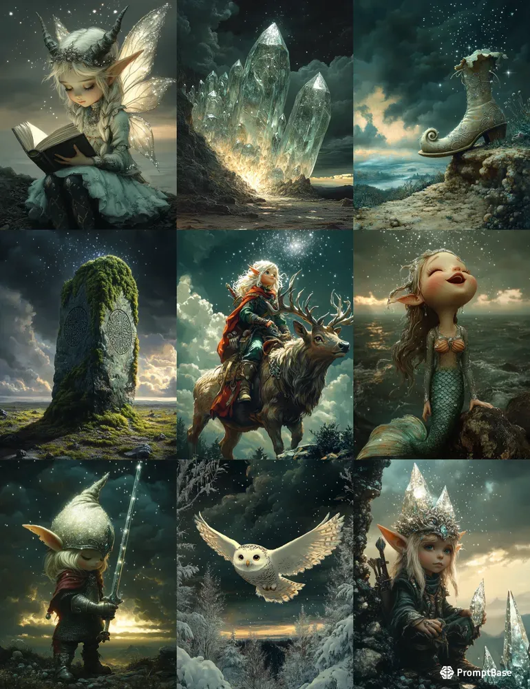 Magic Enchanted Medieval Forest Wall Art