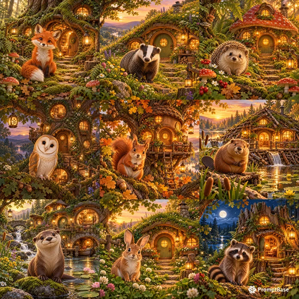 Animal Fantasy Homes Childrens Books
