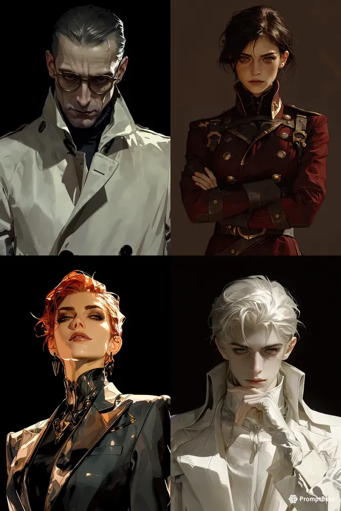 Arcane Noir Character Portrait Generator