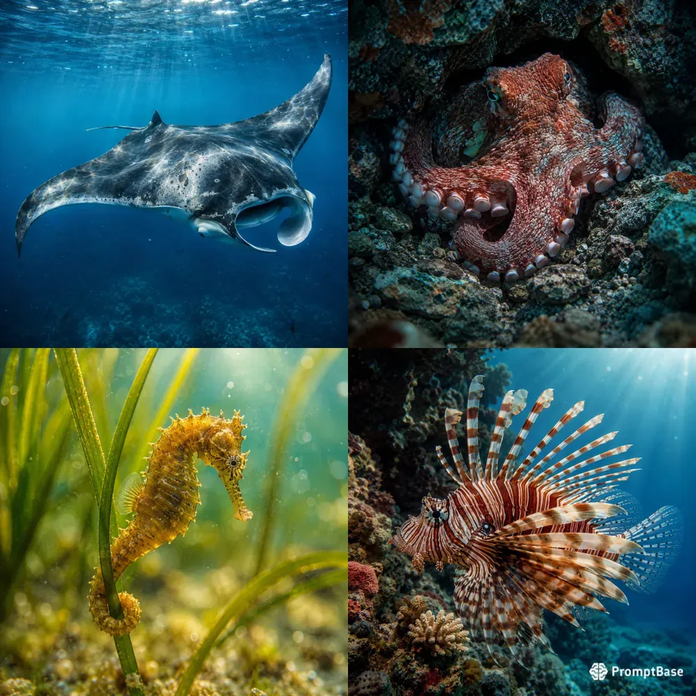 Hyperreal Ocean Portraits